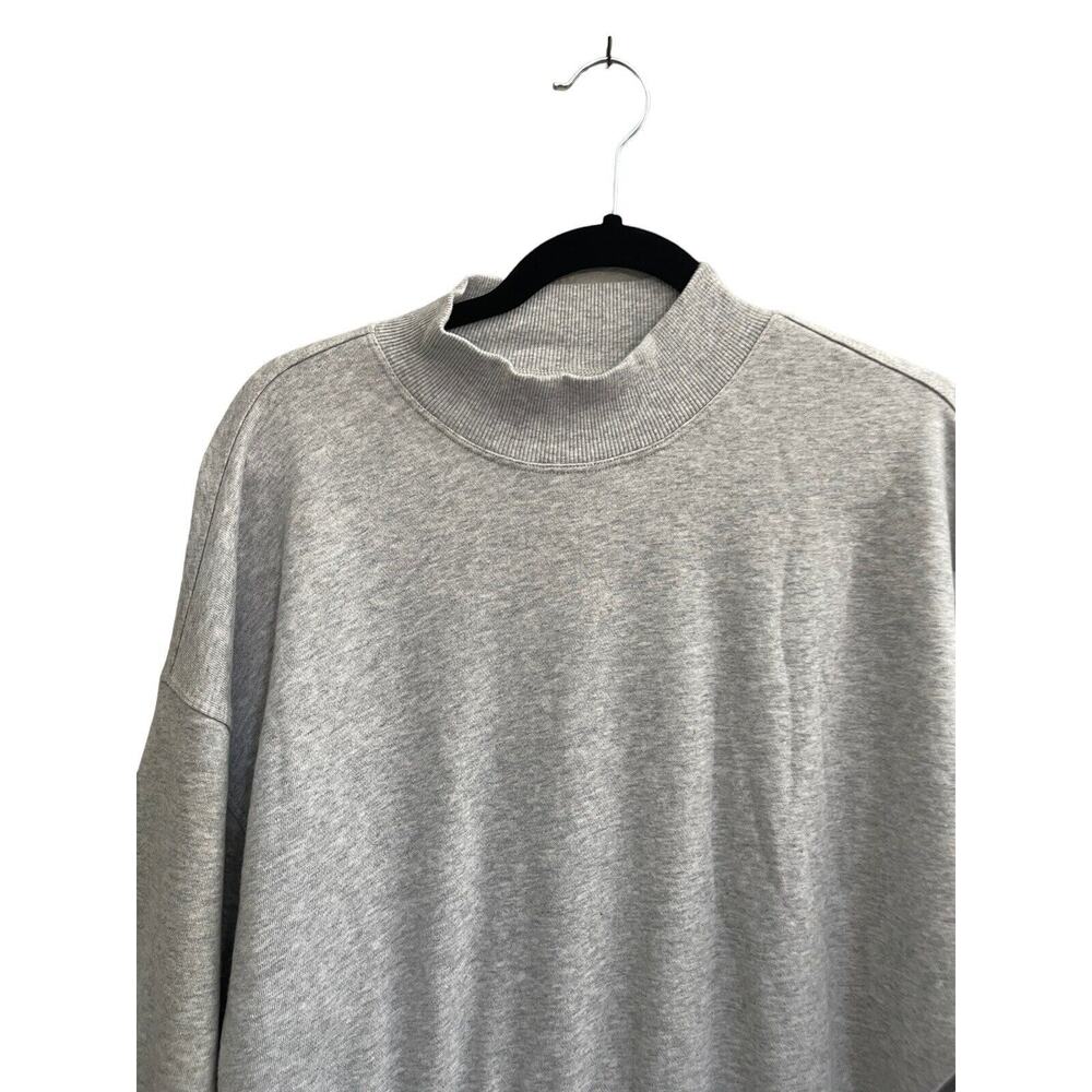 SPIRITUAL GANGSTER Small Gray Sweatshirt Dress Balloon Sleeve NEW HTF #7139 - Picture 2 of 13